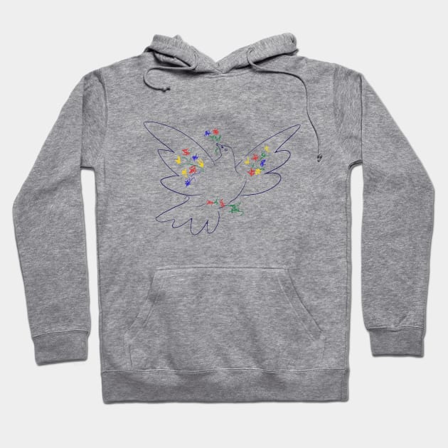 Picasso's Dove Hoodie by shamila